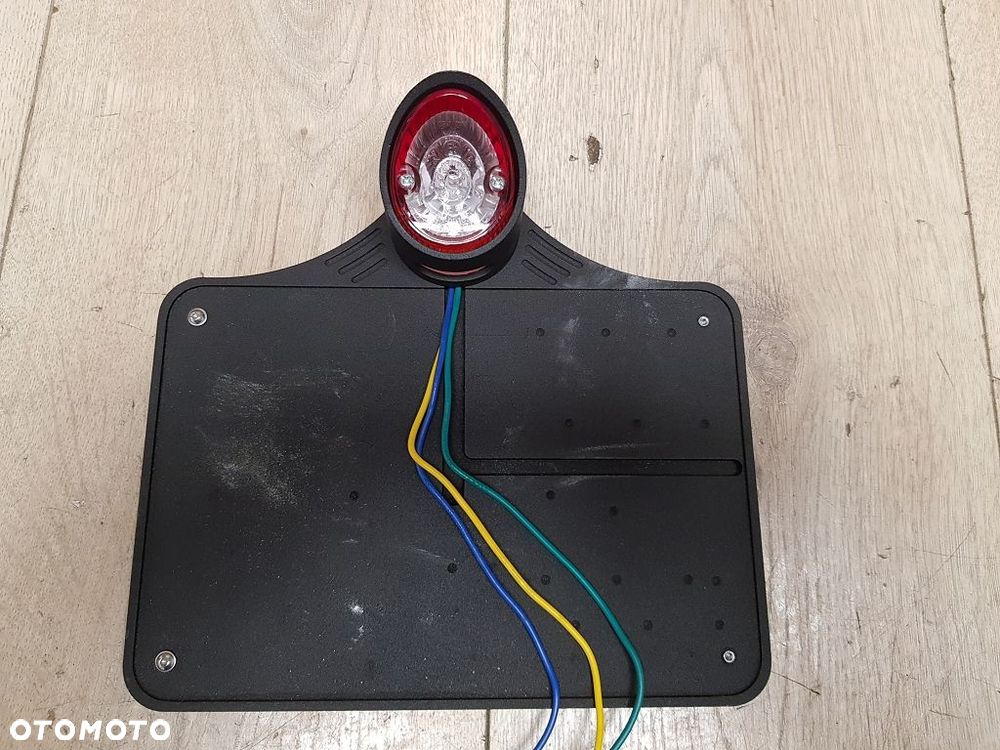 Uchwyt tablicy boczny lampa Harley Chopper Cruiser - 10