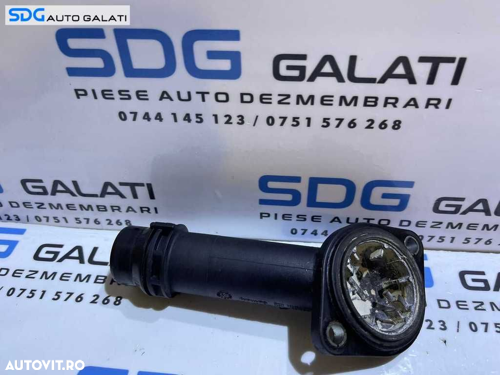 Flansa Corp Carcasa Termostat Skoda Superb 1 1.9 TDI AVB AVF AWX BSV BPZ 2002 - 2008 Cod 03G121121C 06B121121 038121121B - 3