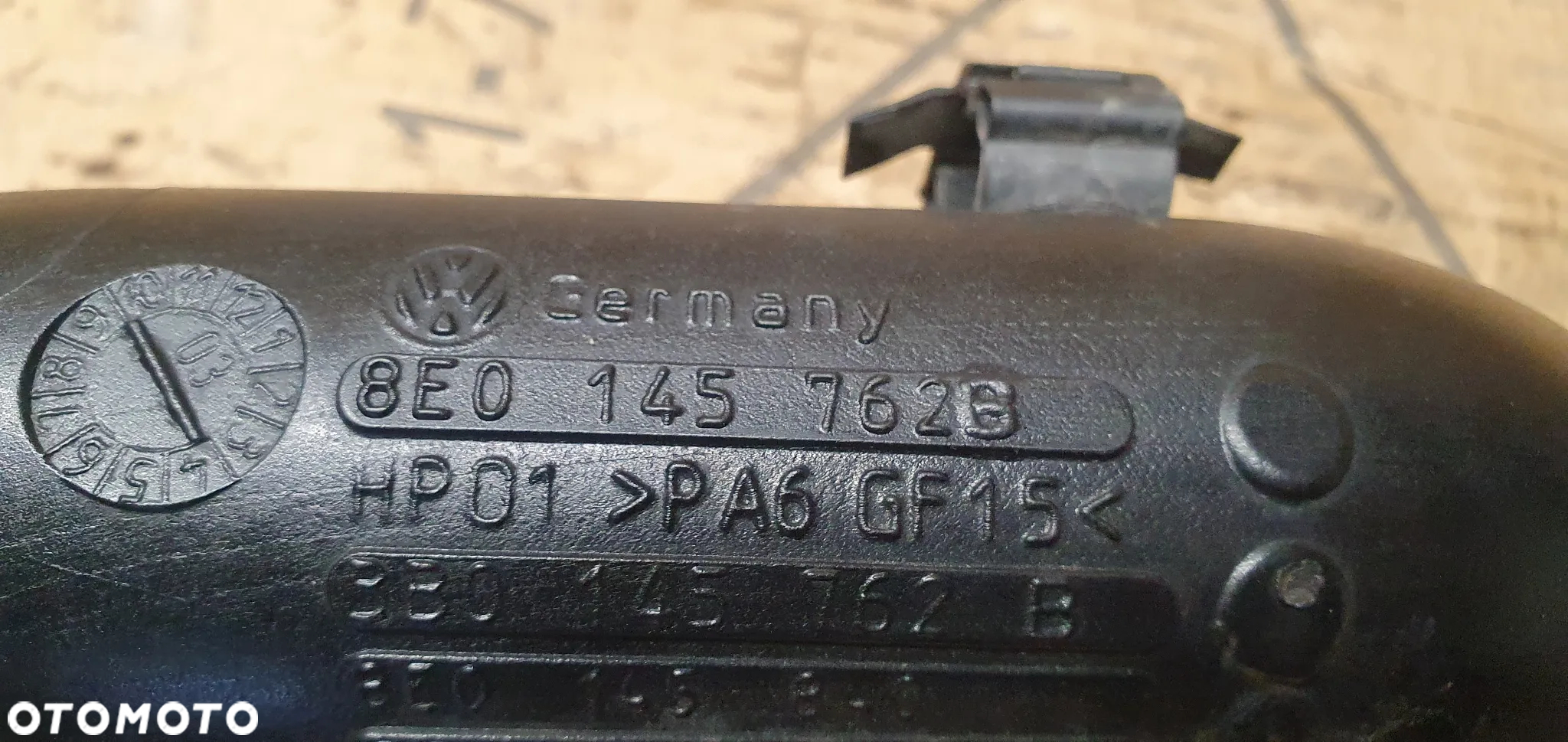 Przewód wąż rura intercoolera VW Passat B5 FL 1.9 TDI 130KM 8E0145762G 3B0145762G - 9