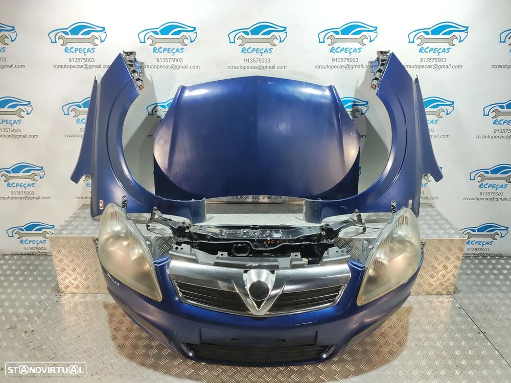 FRENTE COMPLETA OPEL ZAFIRA B A05 CAPOT PARACHOQUES GUARDA-LAMAS OTICAS RADIADOR VENTILADOR FRENTE FIBRA REFORÇO - 23