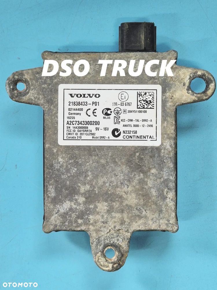 21838433-P01 Radar Czujnik Pasa Ruchu Volvo - 1
