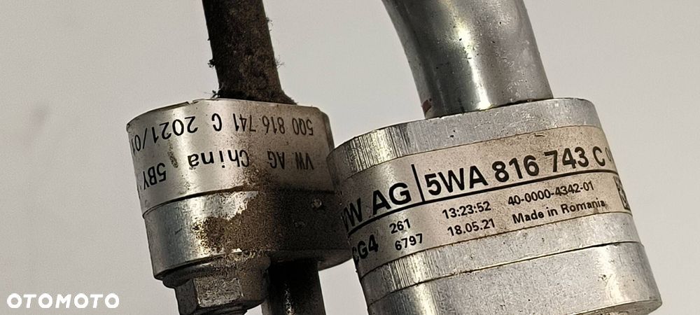 PRZEWÓD KLIMATYZACJI SKODA OCTAVIA IV 5WA816743C - 4