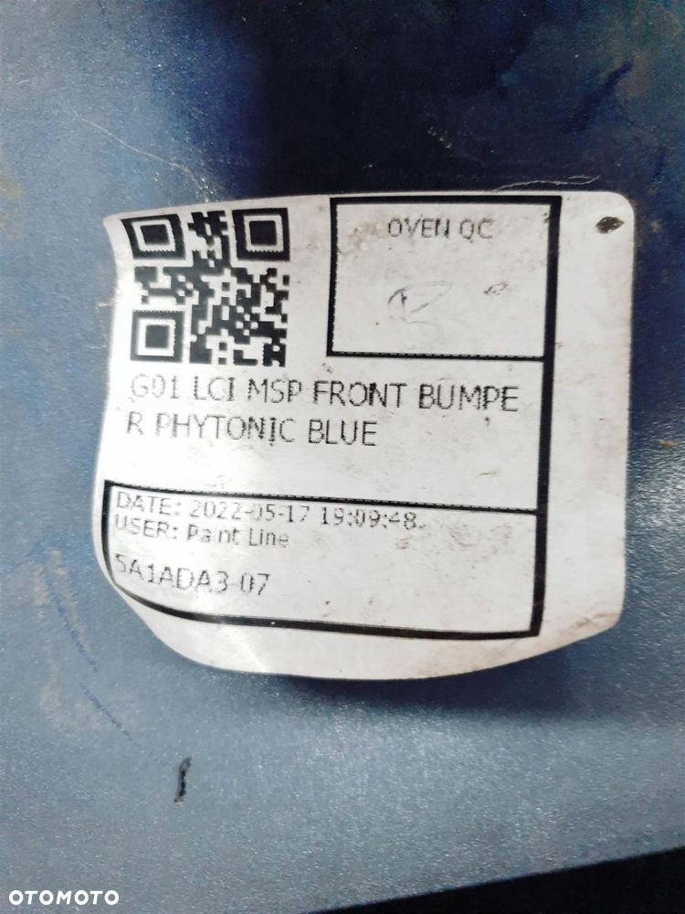 BMW X3 G01 X4 G02 LCI 22r ZDERZAK PRZÓD M-PAKIET PDC ORIGINAŁ - 13