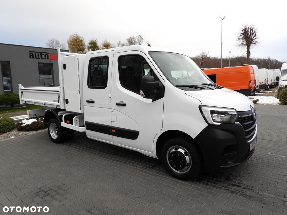Renault MASTER WYWROTKA PODWÓJNA KABINA DOKA 6 MIEJSC TEMPOMAT LEDY BLIŹNIACZE KOŁA KLIMATYZACJA  145KM - 5