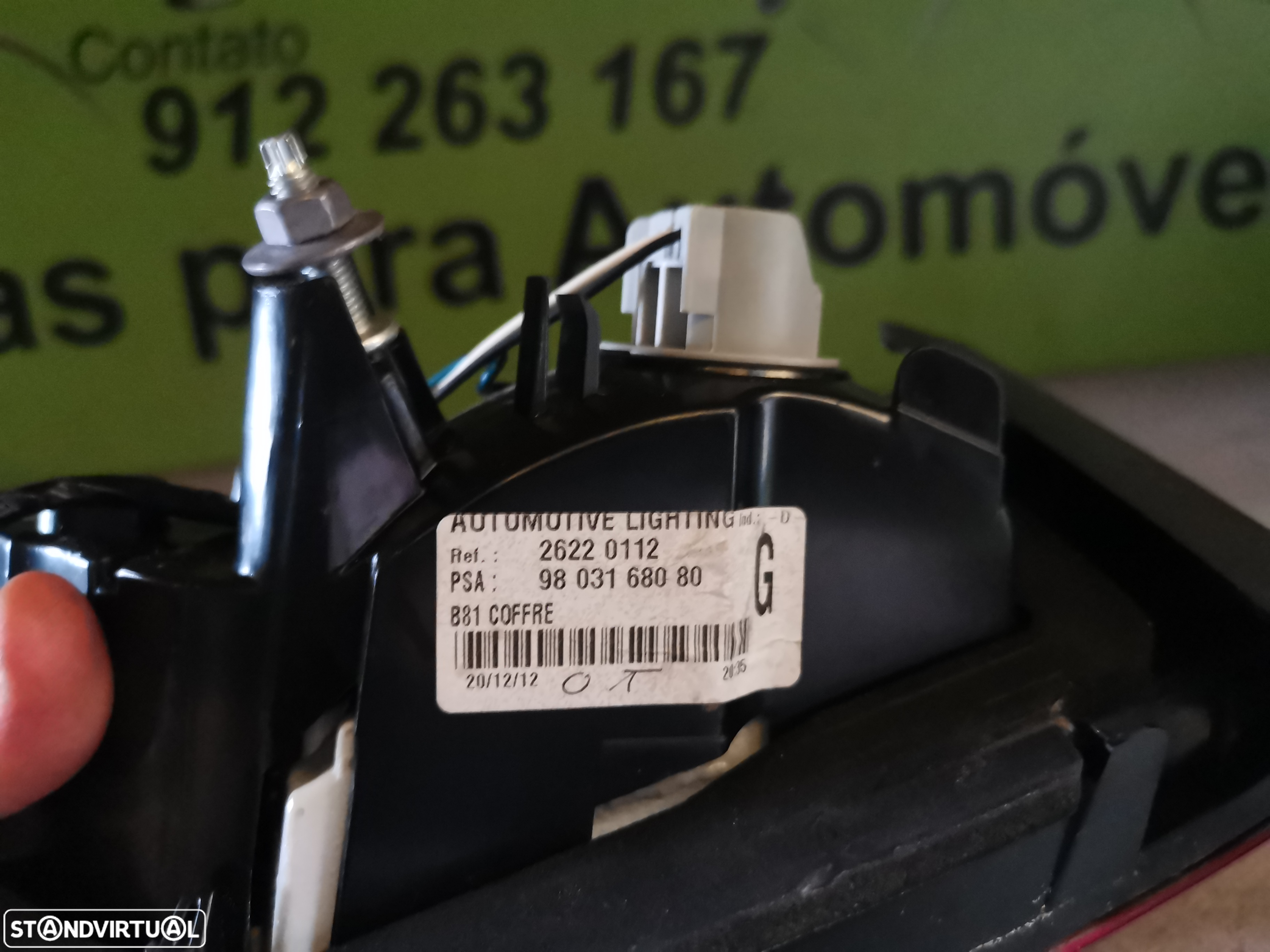 CITROEN DS5 FAROLIM MALA DIREITO / ESQUERDO - FT315 FT316 - 5