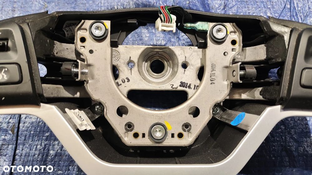 KIEROWNICA MULTIFUNKCYJNA SKÓRA CZARNA KOMPLETNA PODUSZKA AIRBAG KIEROWCY KIA PICANTO II 2 - 11