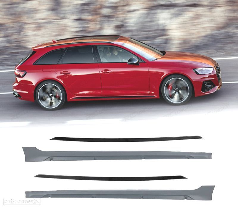 EMBALADEIRAS AUDI A4 17-20 LOOK RS4 - 1