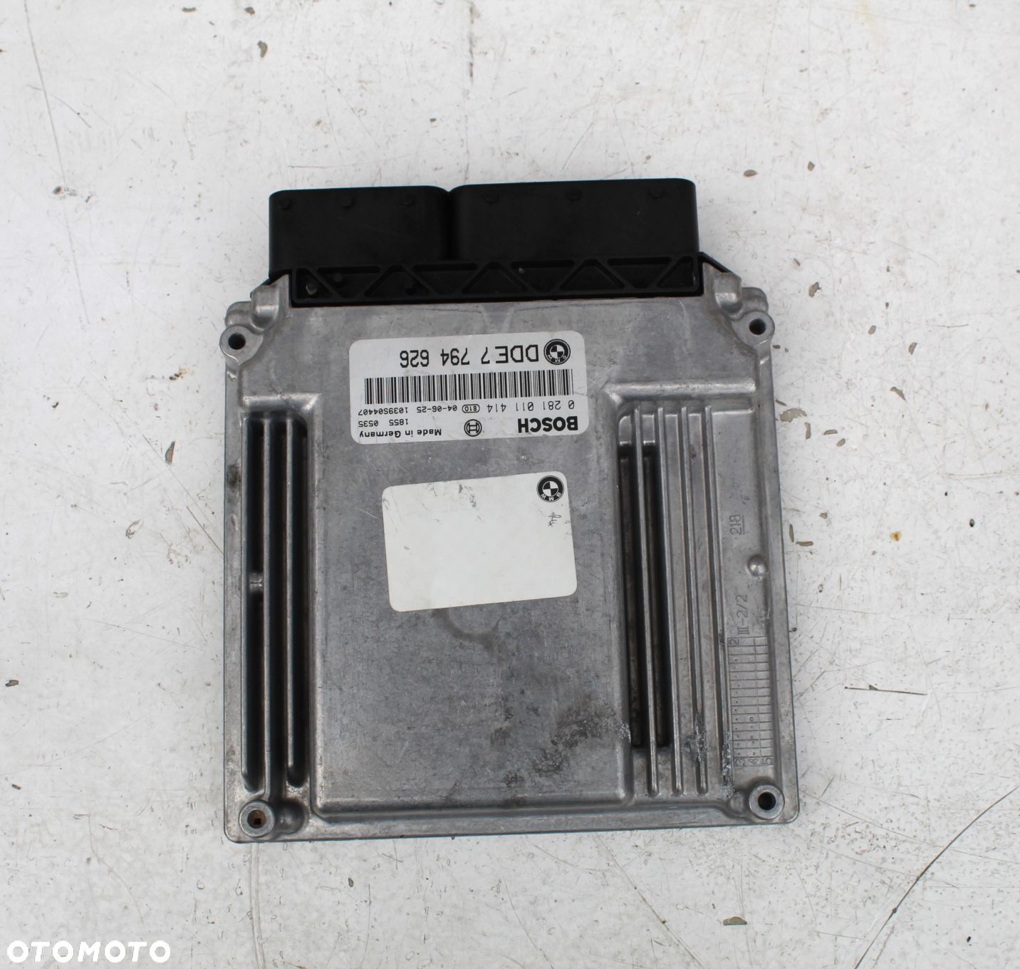 MODUŁ STEROWNIK SILNIKA BMW X5 E53 X3 E83 M57N 3.0D 7794626 218KM - 1