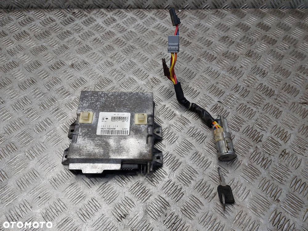 ZESTAW STARTOWY STACYJKA STEROWNIK PEUGEOT 405 I 1.8 8V IAW8P10 9621756480 - 1