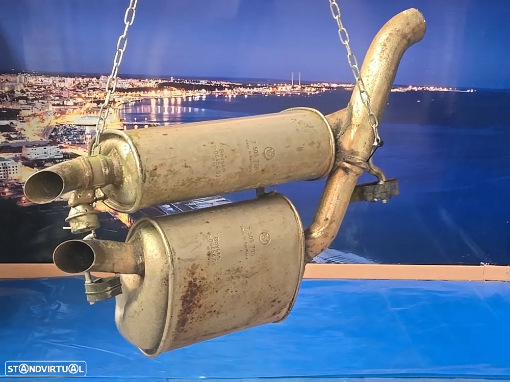 BMW Série 7 E65 E66 745i V8 Silencioso Traseiro panela de Escape Muffler OEM Original 2001- - 12