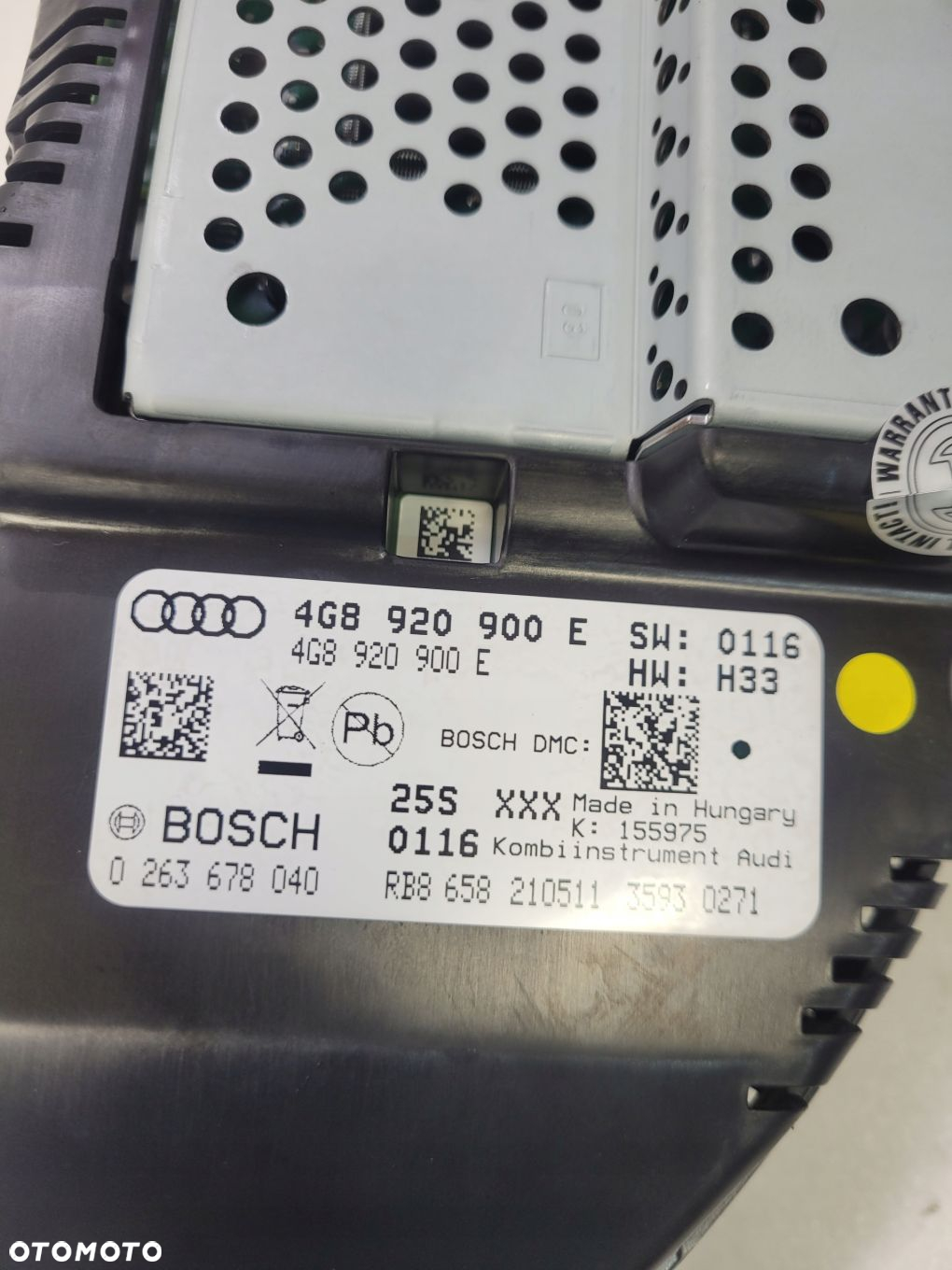 LICZNIK ZEGARY AUDI A6 C7 A7 3.0 TFSI 4G8920900E - 7
