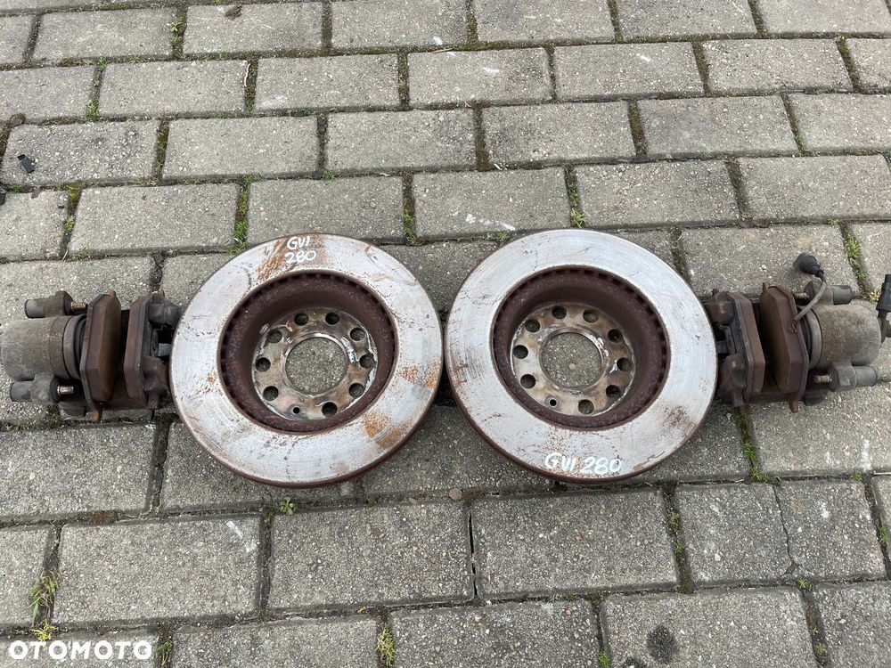VW Golf VI Zestaw tarcze zaciski hamulcowe przód komplet 280MM 1,6TDI 1,6FSI - 1