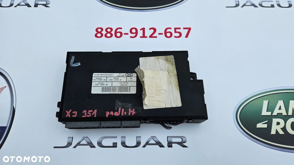 Jaguar XJ 351 2010-2015 Sterownik fotela lewego Moduł fotela przód lewy EW93-14D600-BD - 1
