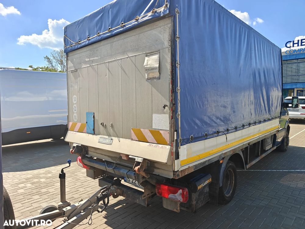 Volkswagen Crafter 2.0 TDI 143 CP prelată + remorcă prelată 2 axe - ansamblu complet - 8