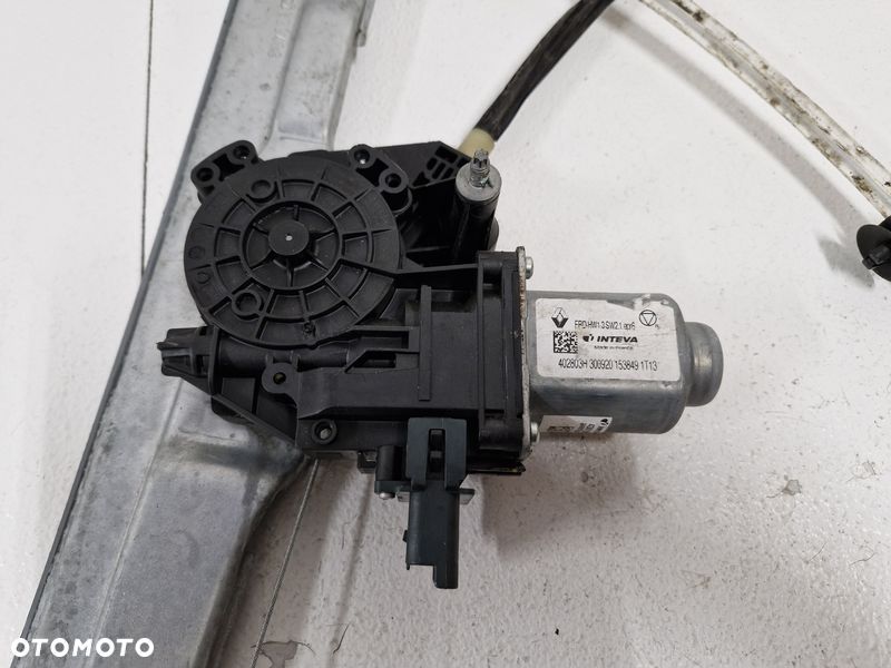 renault scenic iv mechanizm podnośnik silniczek szyby prawy przód przedni 6 pin - 2