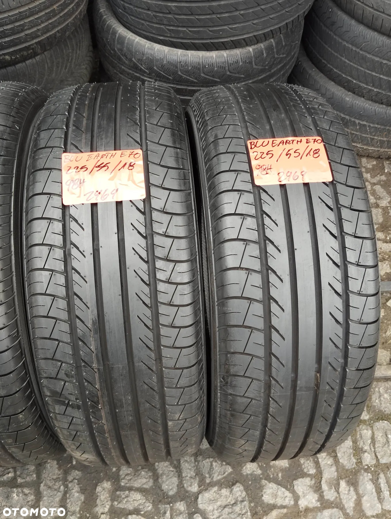 Yokohama Bluearth E70 225 55 18 jak nowe 4szt. - 3