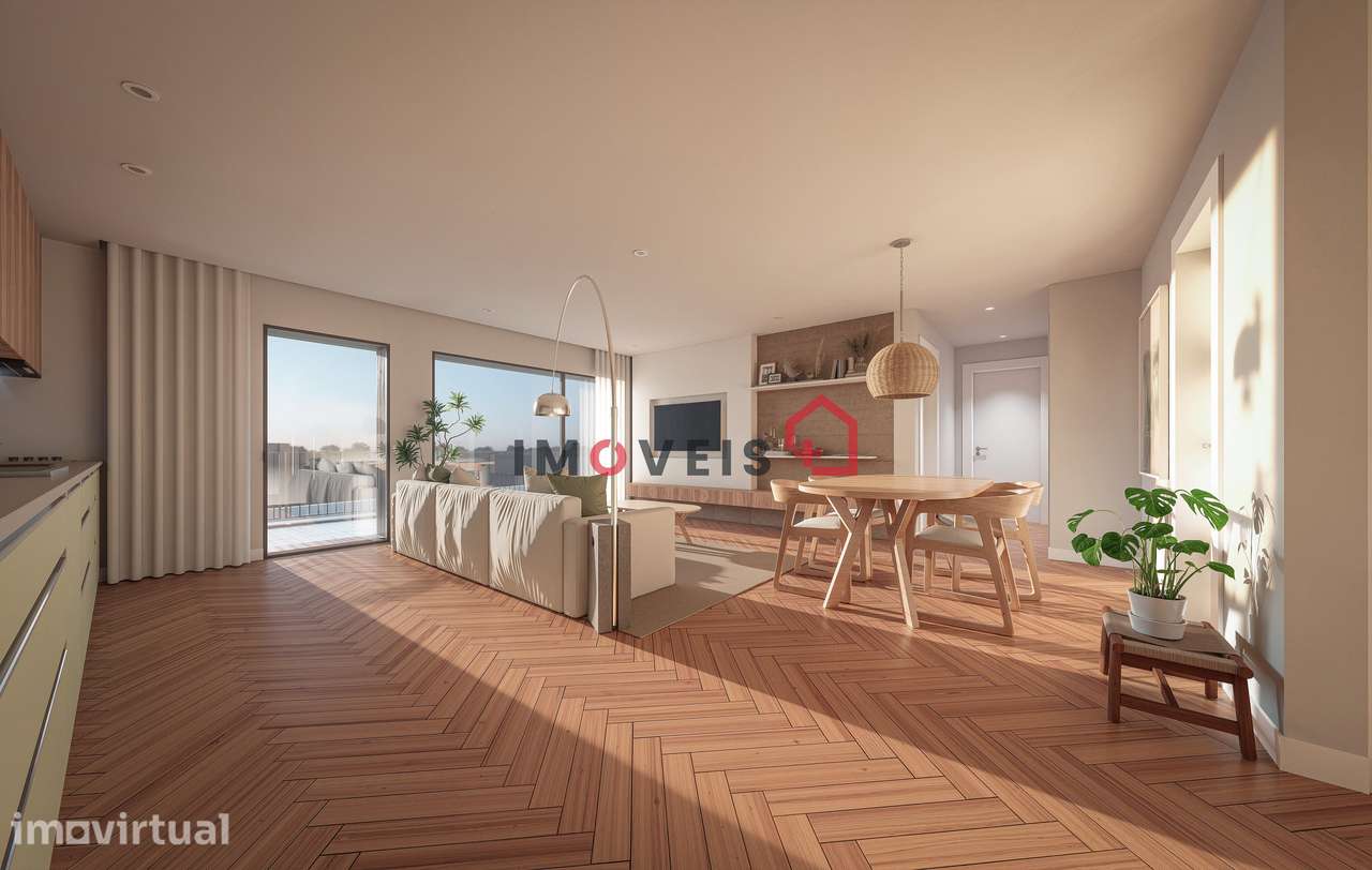 Apartamento T2 Novo - 1º ECO Prédio Pousos - Leiria - Grande imagem: 5/15