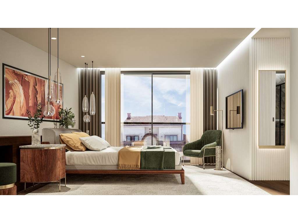 Apartamento T3 de luxo, com terraço, no centro de Aveiro - Grande imagem: 5/13