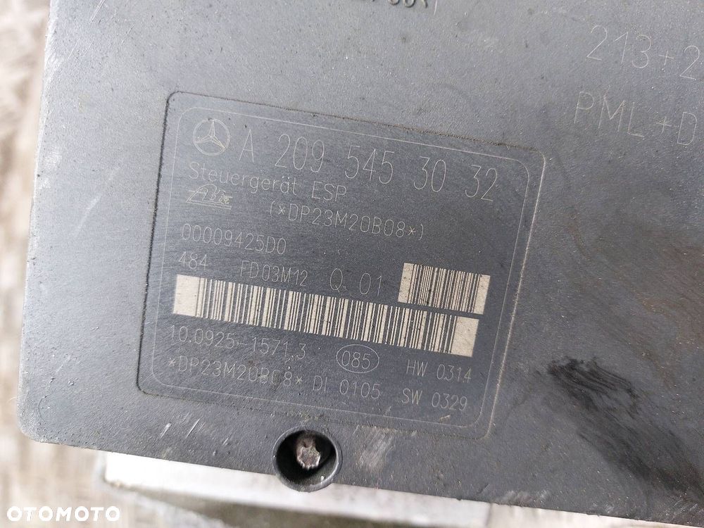 POMPA STEROWNIK ABS MERCEDES W203 A2095453032 - 2