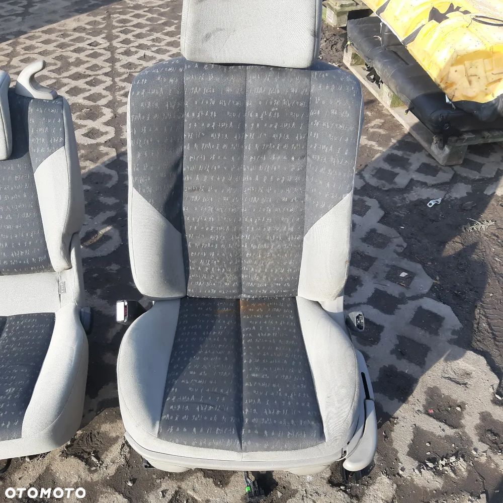 Fotele Przód Tył Scenic II 2 Jasne EU - 2