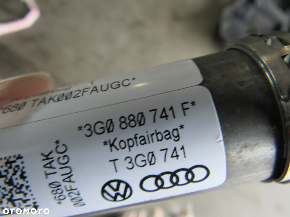 volkswagen passat b8 kombi lewa prawa kurtyna - 4