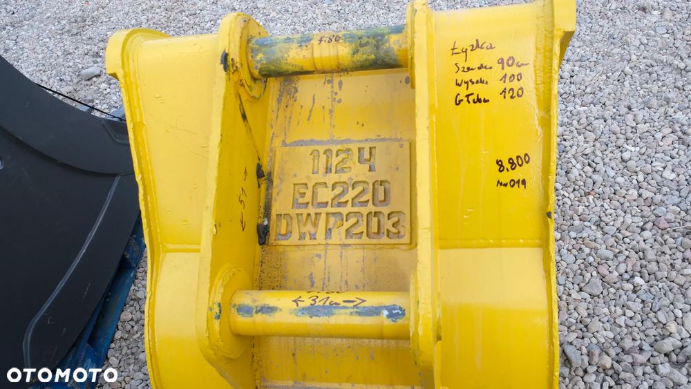 łyżka do koparki wąska 80cm sworznie fi 80mm volvo Cat Jcb inne miller - 7