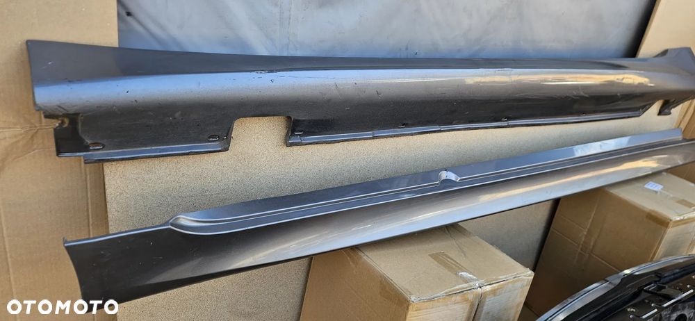 BMW E60 M PAKIET ZDERZAK PRZEDNI PRZÓD TYLNY TYŁ PROGI KOMPLET SPACEGRAU WLOTY ABSORBER 7896582 - 29