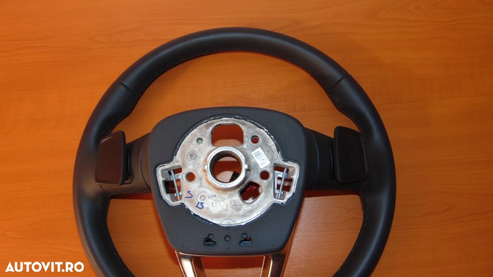 Volan cu padele din  piele Audi Q5,SQ5, an 2021-2024,cod 80A419091CM - 4