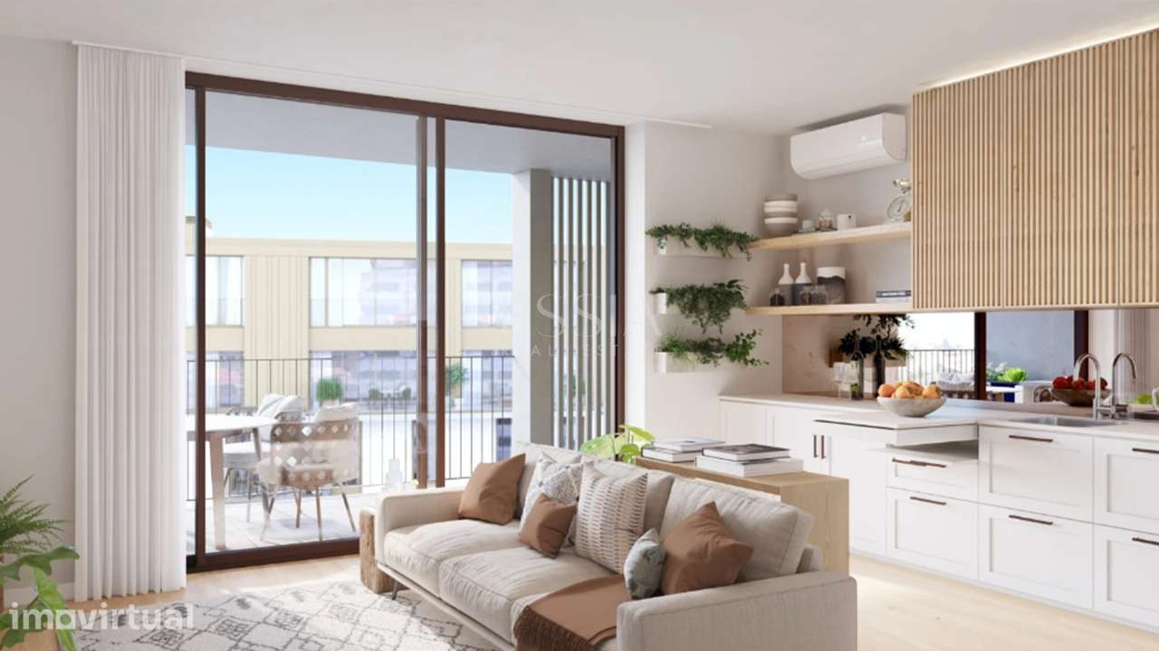 Apartamento T2 com Varanda no Douro Design District, em Gaia - Grande imagem: 5/15