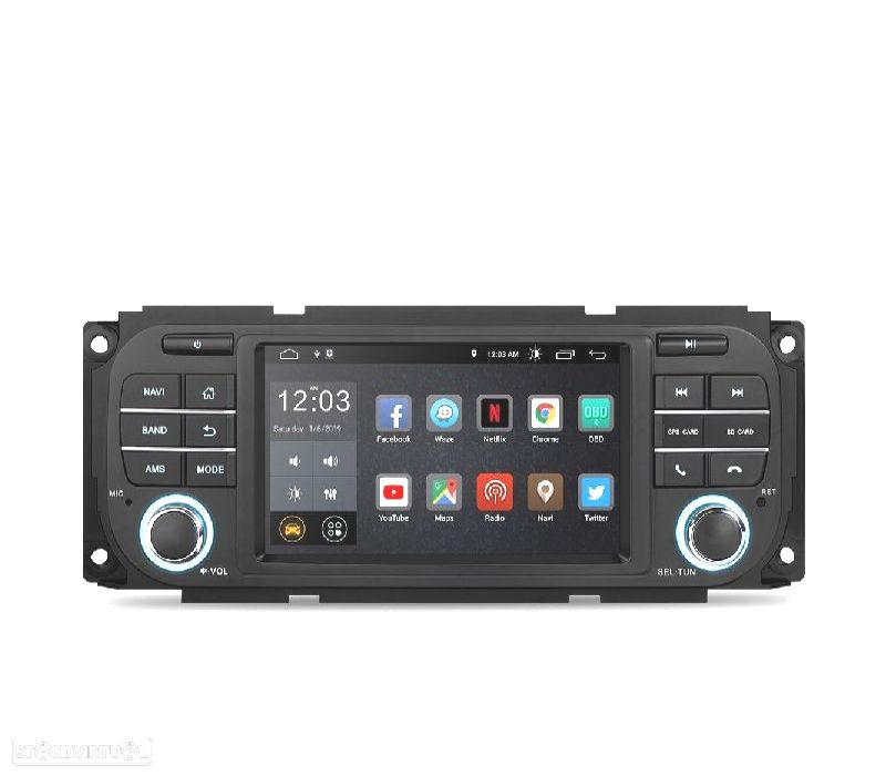 AUTO RADIO GPS ECRA TACTIL 5" PARA JEEP DODGE ANDORID 12 - 3