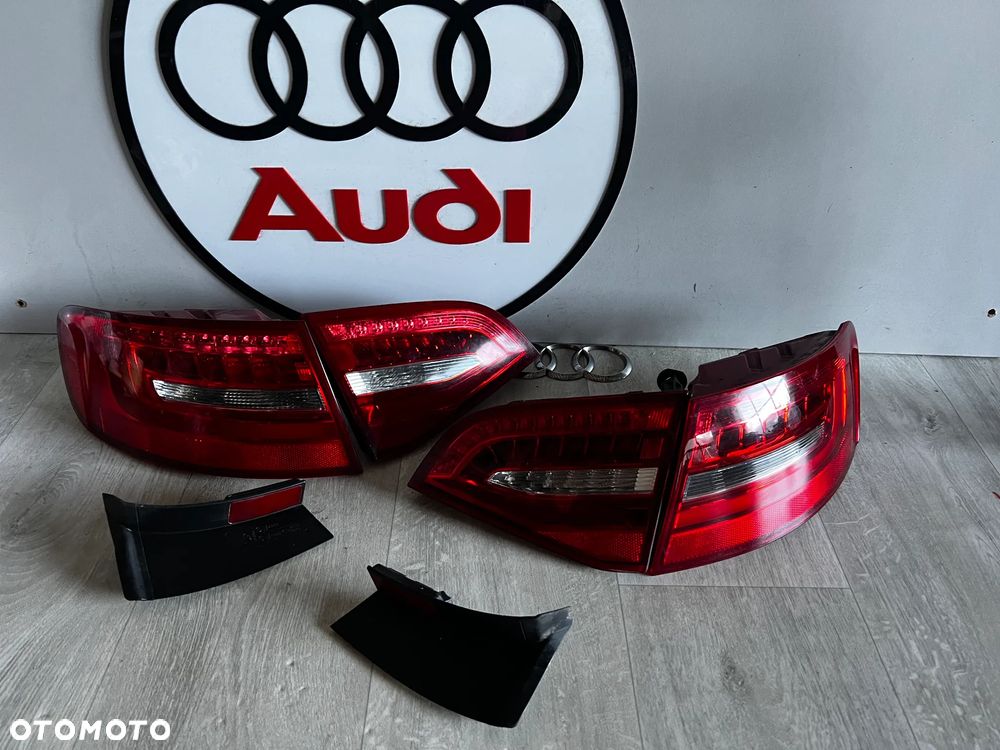 AUDI A4 B8 LIFT AVANT KOMBI LAMPY TYLNE KOMPLET LAMPA PRAWA LEWA KLAPA TYLNA ORYGINAŁ 8K9945095D 8K9945093E 8K9945096D 8K9945094E