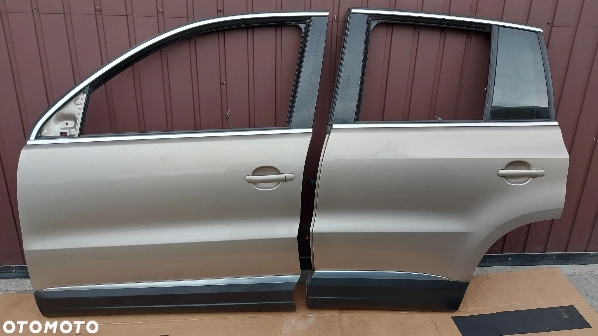 VW TIGUAN 5N0 DRZWI PRZEDNIE LEWE PRAWE TYLNE BŁOTNIK KLAPA ZDERZAK MASKA ZŁOTE LA1X SZARE LD7R - 1