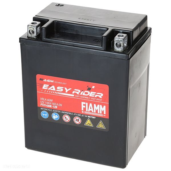 Akumulator Fiamm Easy Rider FTX14AHL-12B14Ah 150A 15087130 - 6
