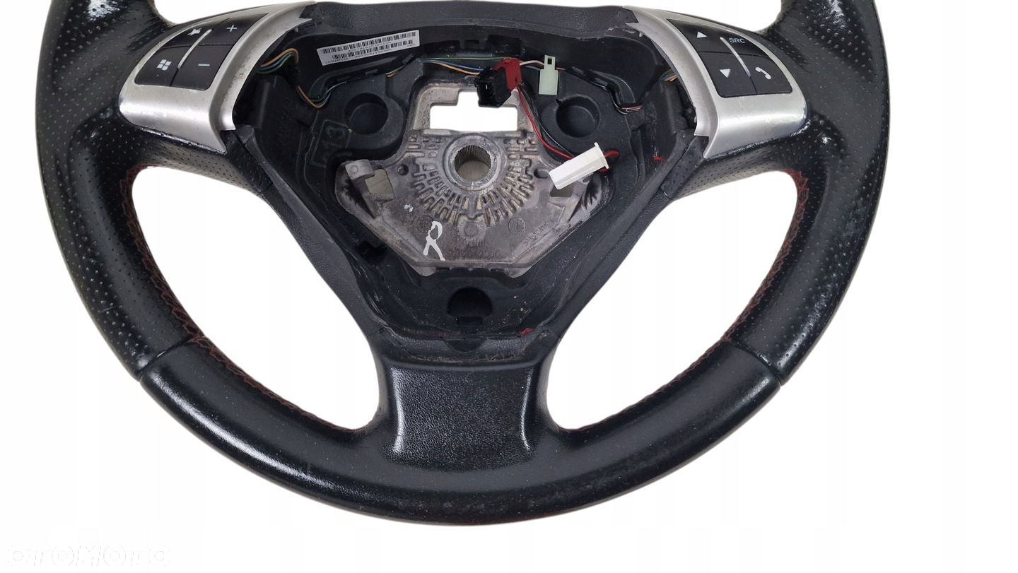 FIAT PUNTO 3 III 3 KIEROWNICA SKÓRA CZERWONA NIĆ 07355118030 - 3