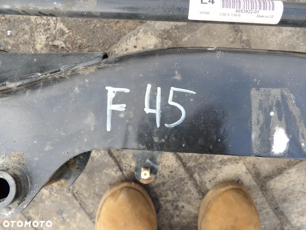 BMW - F45 - KOMPLETNE ZAWIESZENIE TYLNE - AMORTYZATORY , WÓZEK , SPRĘŻYNY , DRĄŻEK STABILIZATORA - 6874458  6874459  6853922 - 4