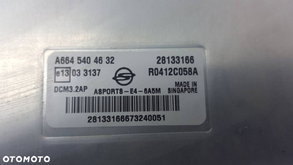 KOMPUTER STEROWNIK SILNIKA A6645404632 ACTYON 2.0 XDI - 4