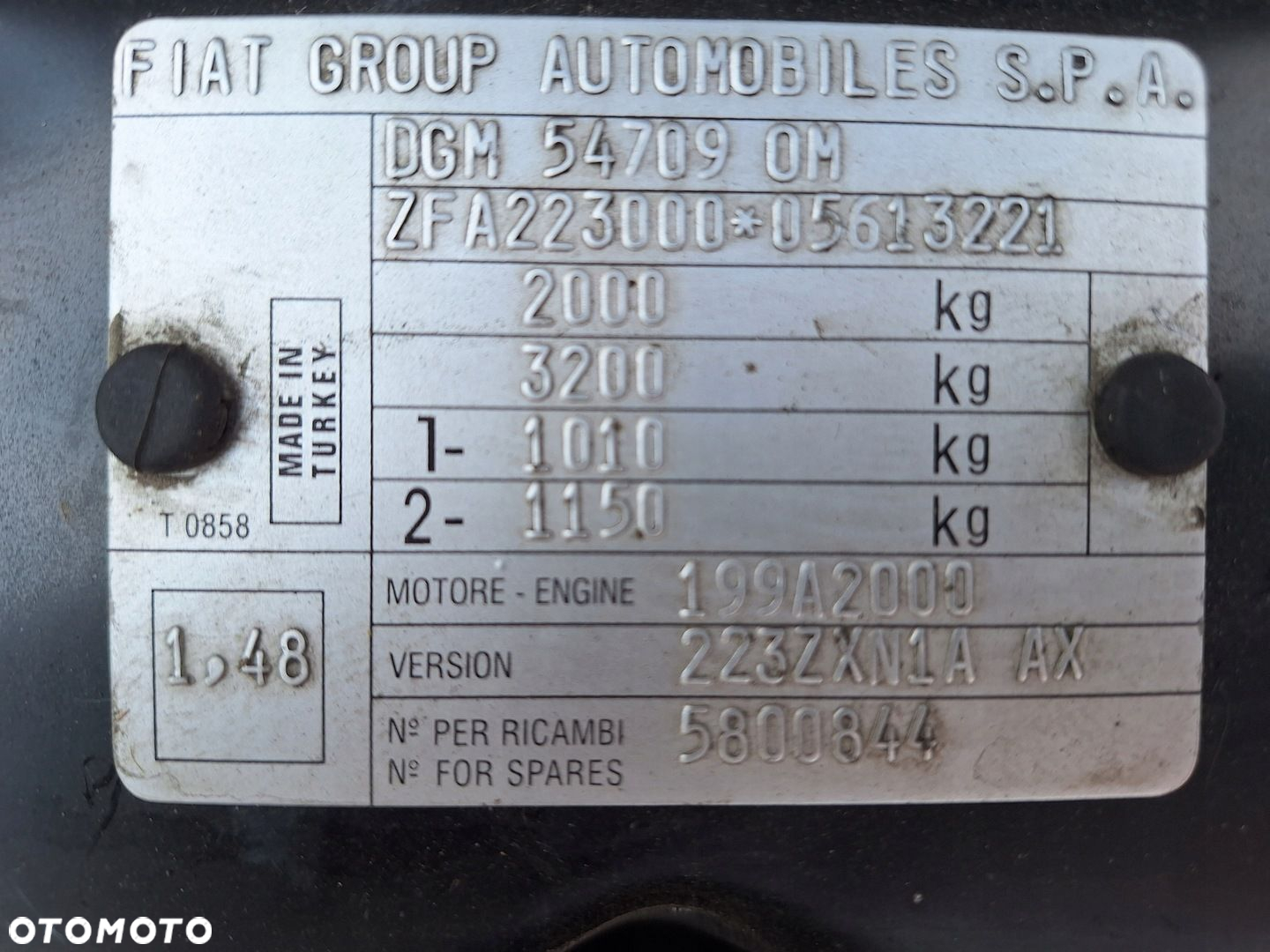 FIAT DOBLO I 1 LIFT 1.3 MJ 199A2000 POMPA WSPOMAGANIA 51839105 - 5