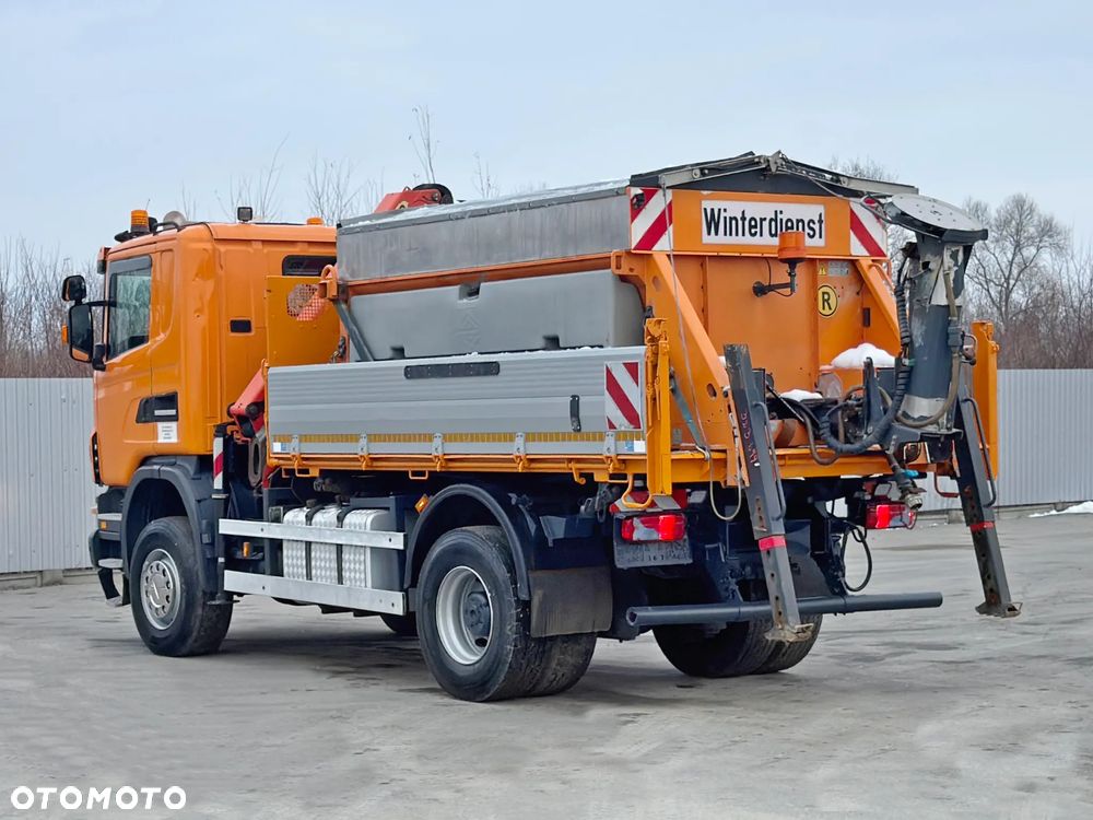 Scania R 420 * SKRZYNIA 4,15 m + PK 11002 + PILOT + PIASKARKA W KOMPLECIE - 8