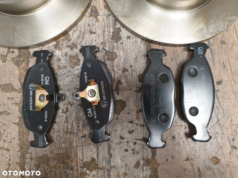 Oryginalne tarcze hamulcowe klocki Opel Astra Corsa 93182290 - 3