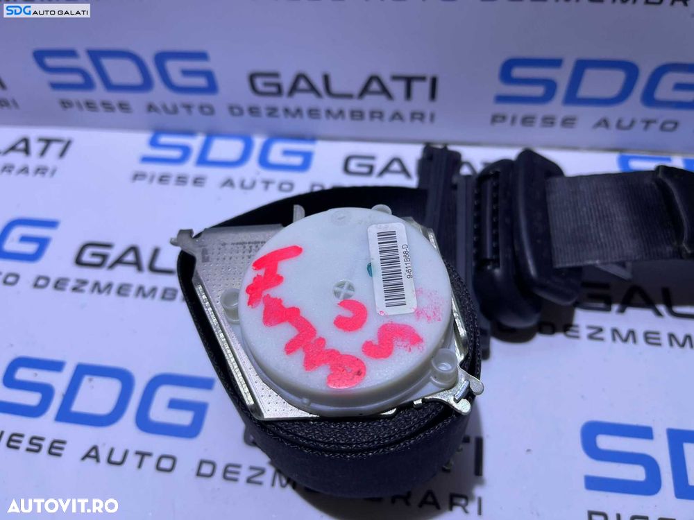 Centura Siguranta Mijloc Spate Randul 2 Ford Galaxy 2 2006 - 2015 Cod 9G9N-611B68-DAW - 5