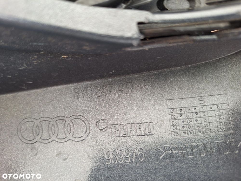 AUDI A3 8Y S-LINE 20-25 ZDERZAK PRZÓD PRZEDNI+2X KRATKA ORYG AUDI 8Y0807437F WYSYŁKA 24H - 15