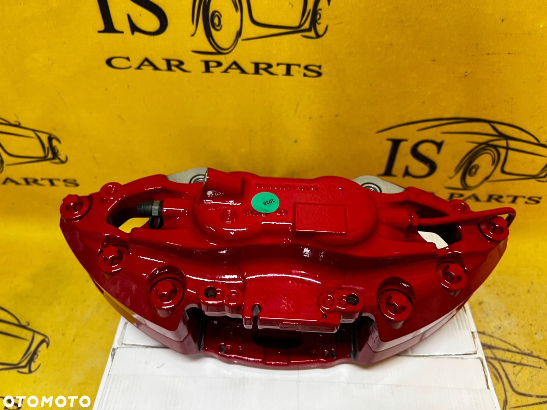 ZACISK HAMULCA CZERWONY PRZÓD LEWY M PERFORMANCE BMW 3 G20 G21 NOWY OEM - 5