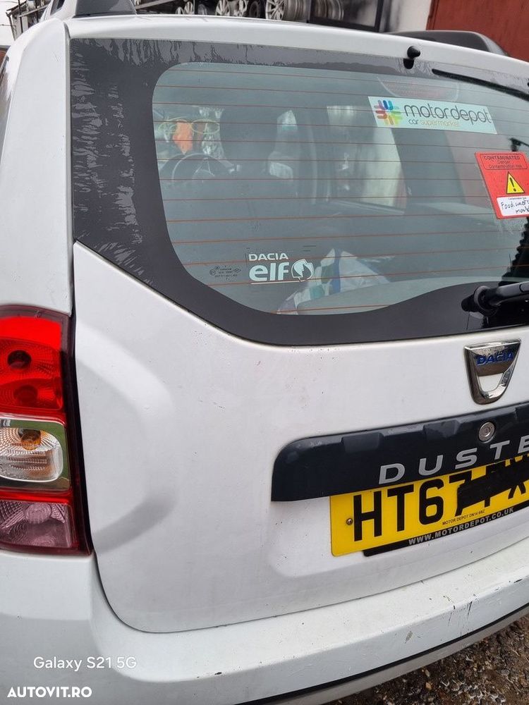 Haion Cu Luneta Dacia Duster Facelift 2013 - 2018 SUV 4 Usi Glacier White Dv369 (1398) - 2