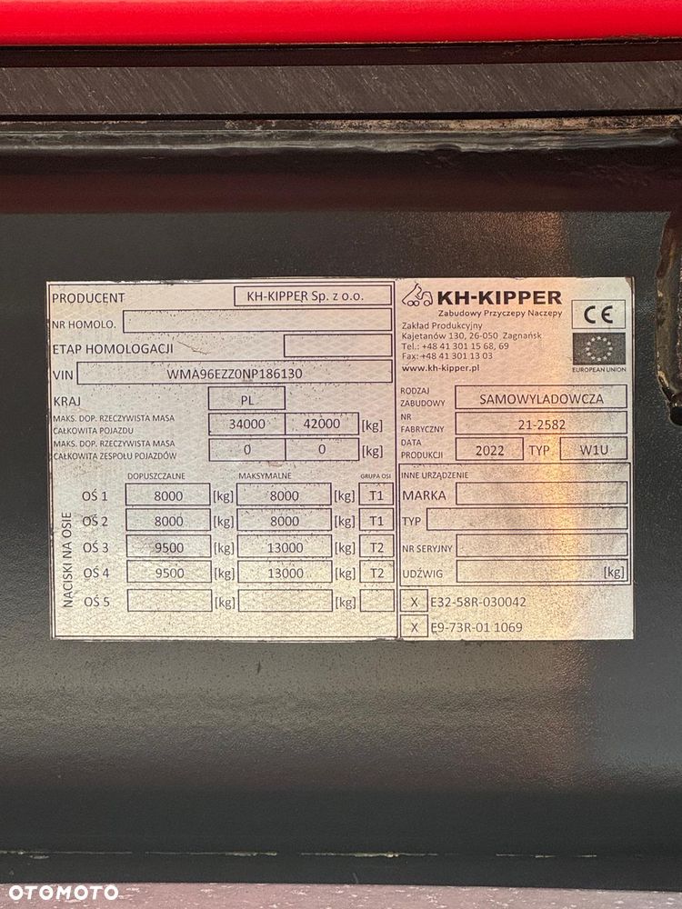 MAN TGS TG3 E6 41.470 / 8X8/ 2022 /  KH-KIPPER /  MANUAL - 24