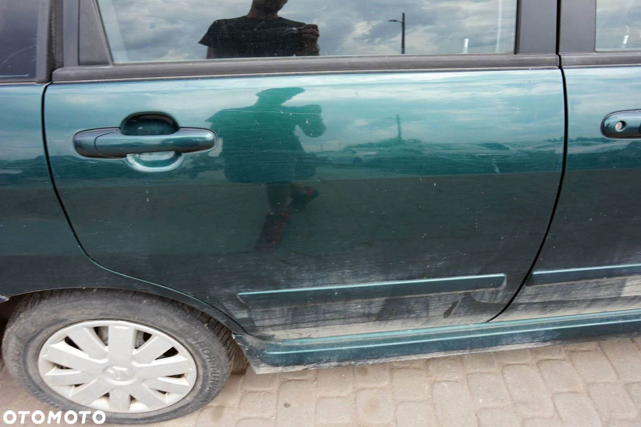 DRZWI TYLNE PRAWE LIANA  HB ZY6  ZIELONY SUZUKI 2001-2010 - 2
