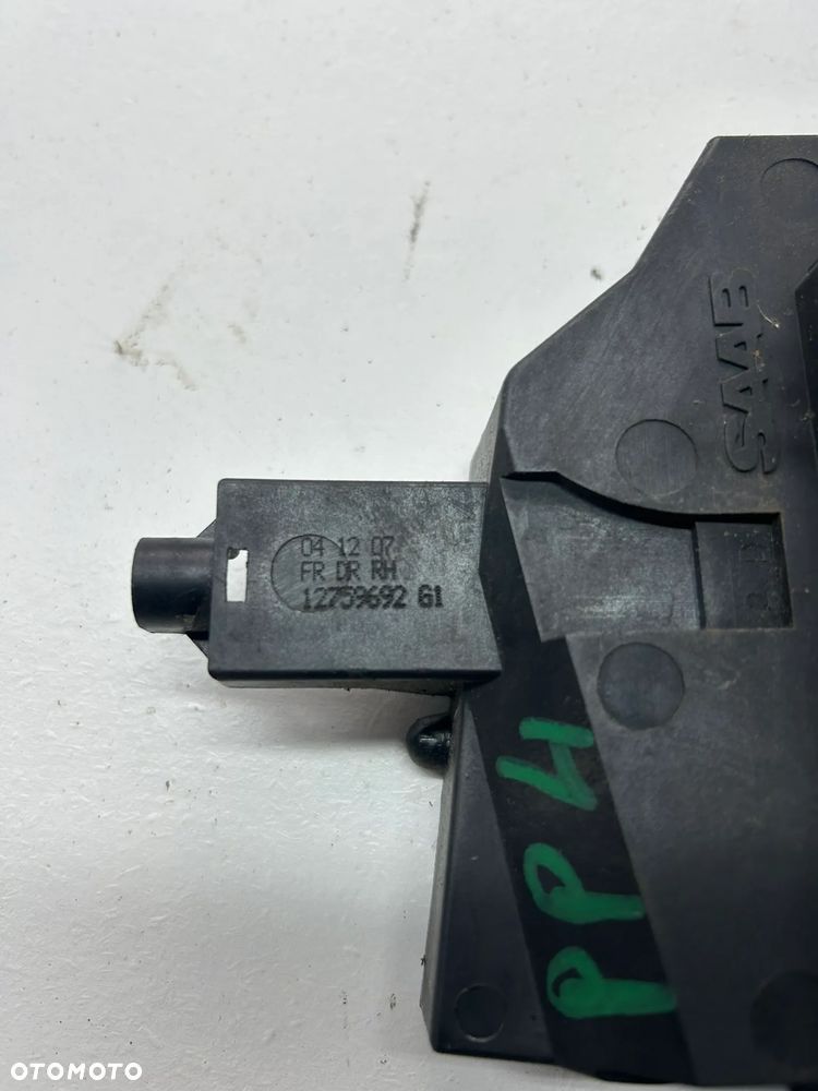 SAAB 93 9-3 zamek 4 PIN prawy przod przedni 2006-2011 12759692 - 4
