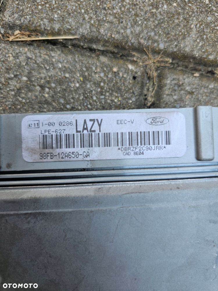 komputer sterownik silnika 98fb12a650ga ford fiesta - 2
