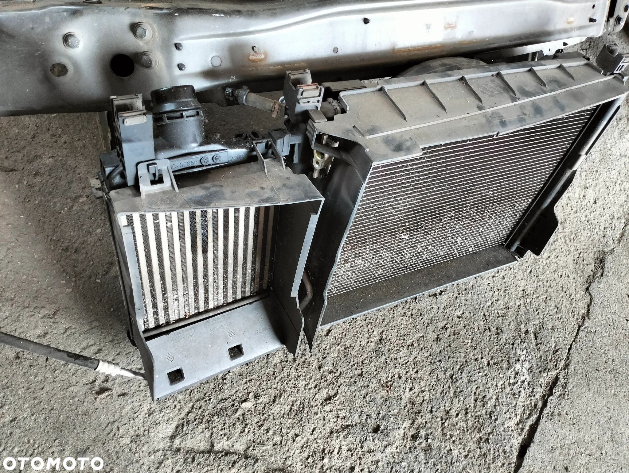 dacia logan 2 tce komplet chłodnic wentylator - 1