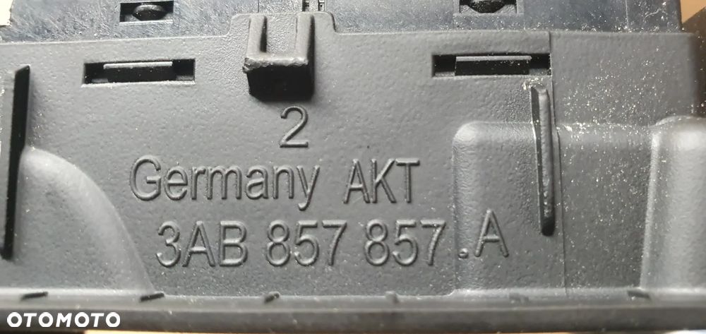 Przełącznik panel szyb lewy przód regulacji lusterek VW Passat B7 3AB857857A - 7
