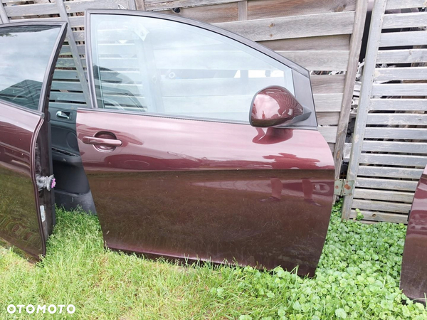 DRZWI PRZEDNIE PRAWE SEAT ALTEA XL KOLOR BORDO METALIC LS3Y